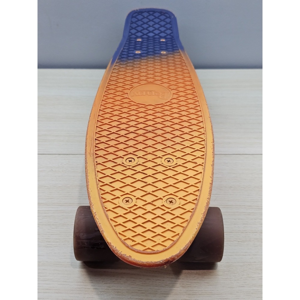Penny Australia 22"‎ Classic Cruiser Skateboard Orange Navy Fade Complete